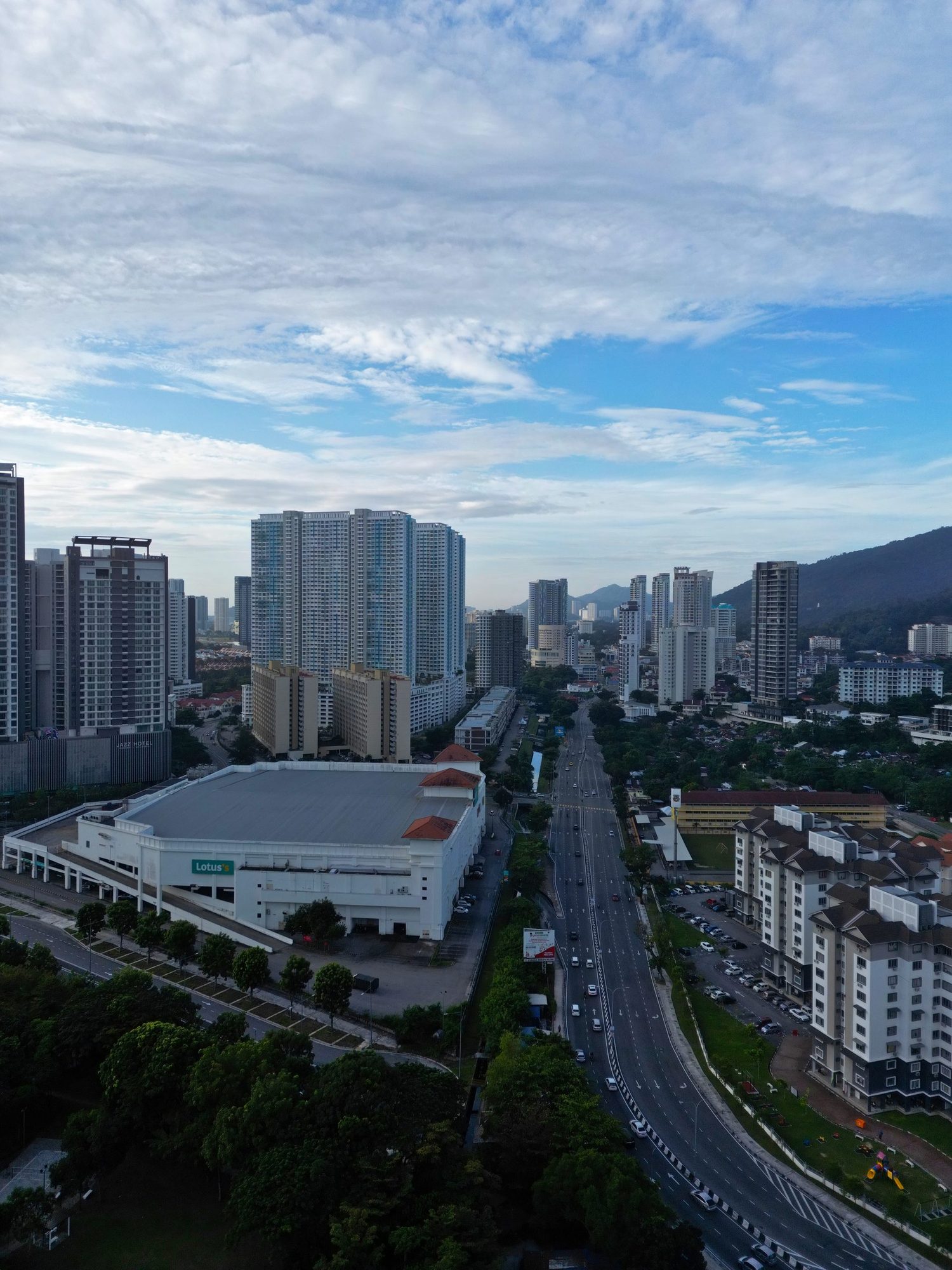 Jalan Tanjung Tokong arterial road connecting Andaman Island to George Town Penang