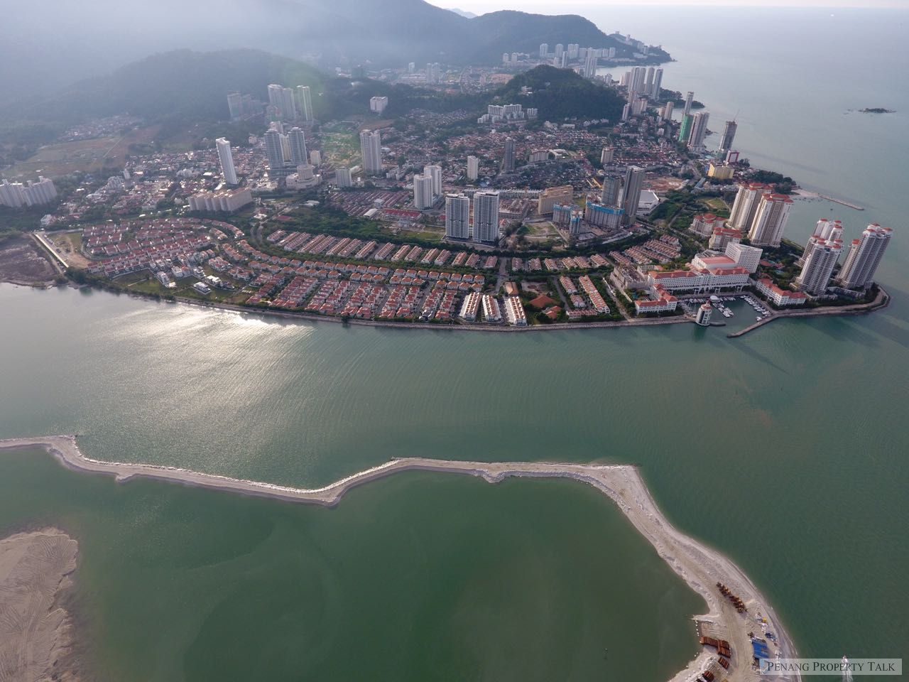 Lush green landscape within the Seri Tanjung Pinang masterplan development at Andaman Island Penang