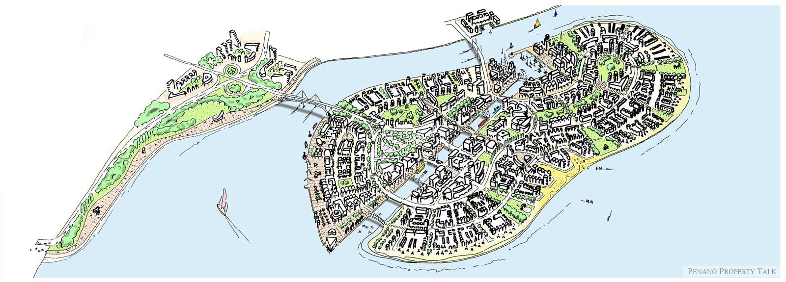 Seri Tanjung Pinang Phase 2 masterplan map showing Andaman Island and TheLume location Penang
