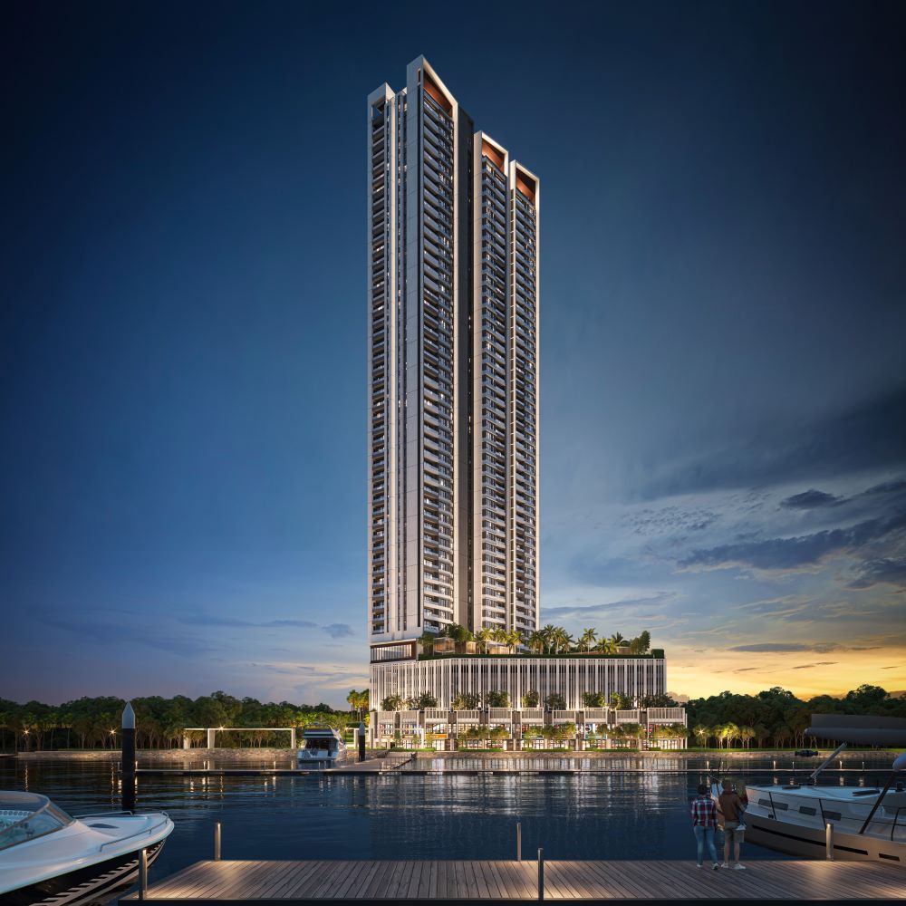The Marin at Andaman exterior facade 38-storey freehold luxury condo ranked number two in Penang 2026