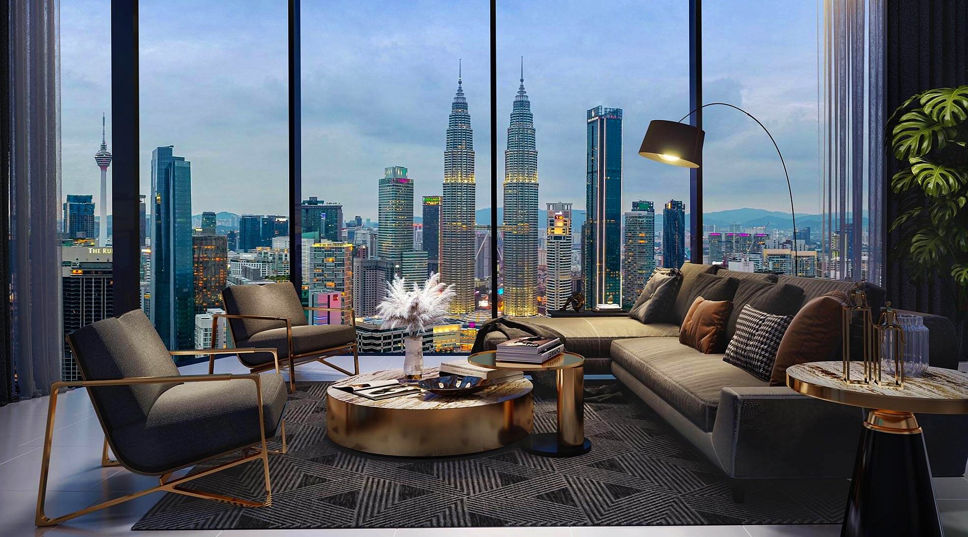Expatriate corporate tenant in luxury furnished condominium representing rental yield at TheLume Penang