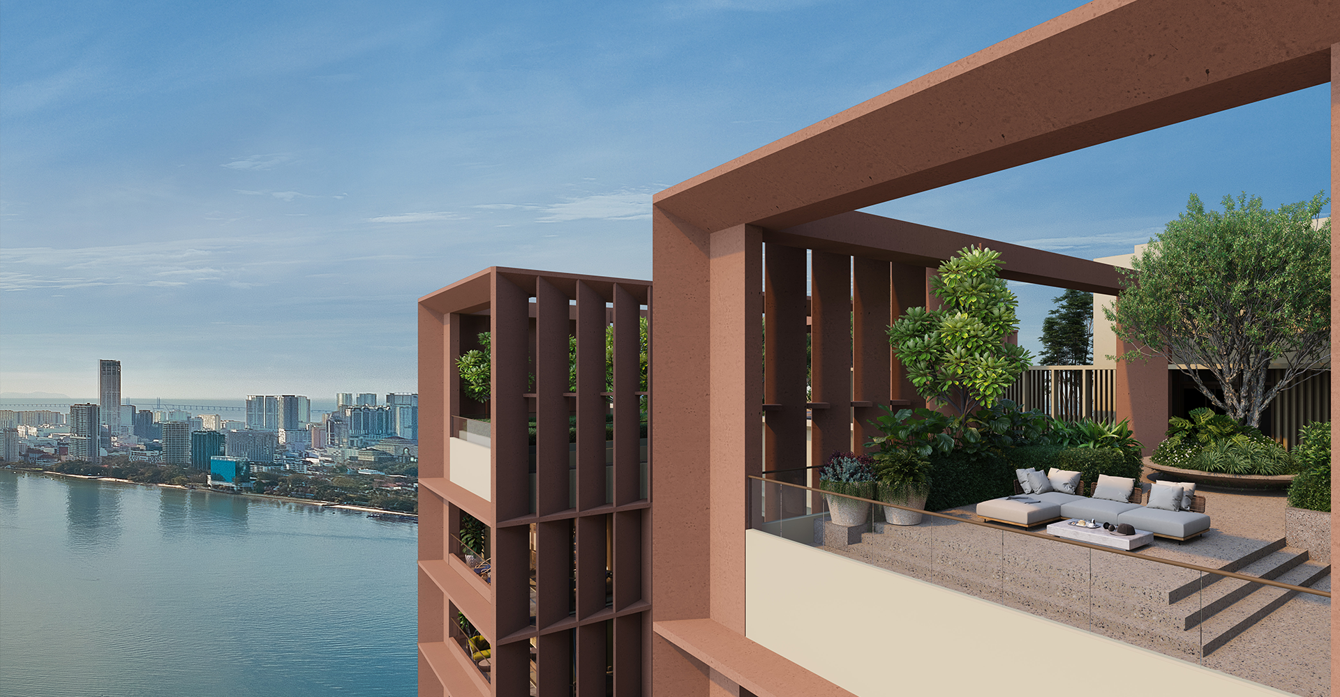 TheLume at Andaman modern glass facade architectural design Penang