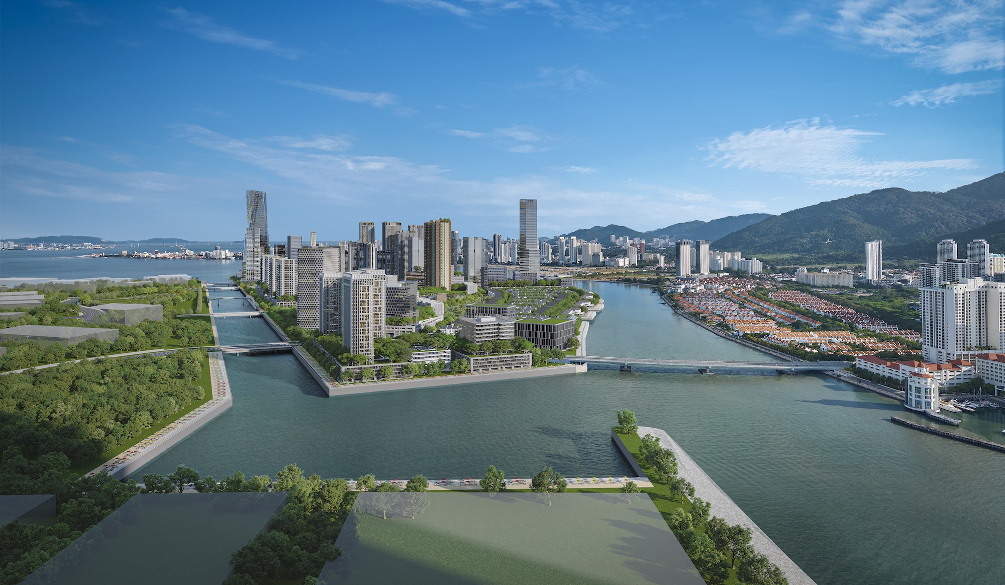 TheLume at Andaman luxury amenities and facilities with sea views Penang
