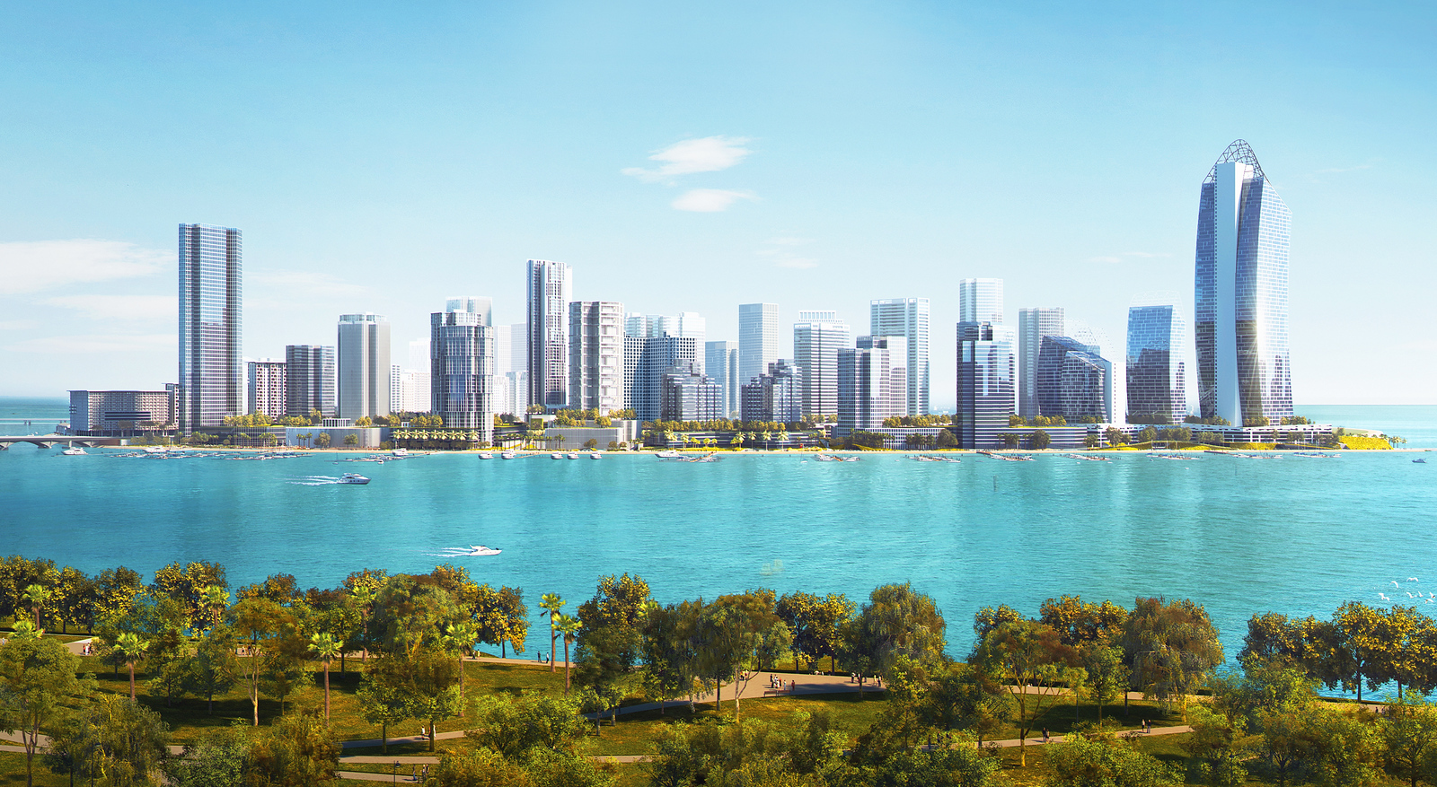 Andaman Island waterfront development at sunrise showing capital growth potential versus Gurney Drive Penang