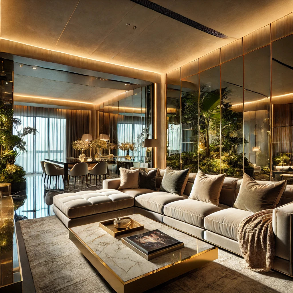 Aerial view of TheLume at Andaman luxury freehold condominiums on Andaman Island Tanjung Tokong Penang